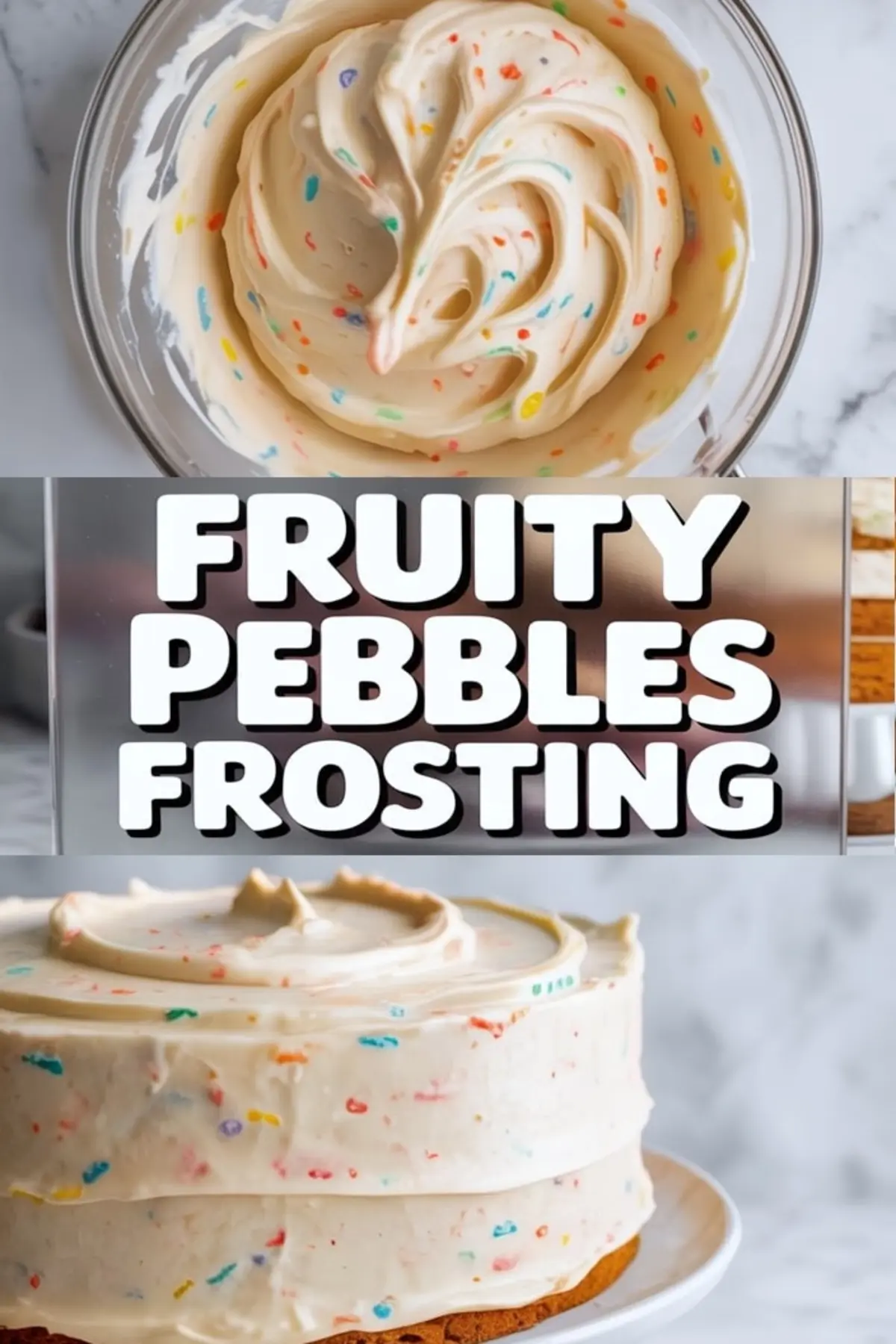 Fruity Pebbles Frosting – Colorful Buttercream for Cakes and Cupcakes