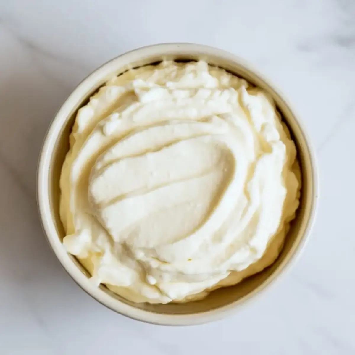 Ingredients for lemon cheesecake cookies with ricotta arranged in bowls with flour, sugar, butter, eggs, lemon, and ricotta.