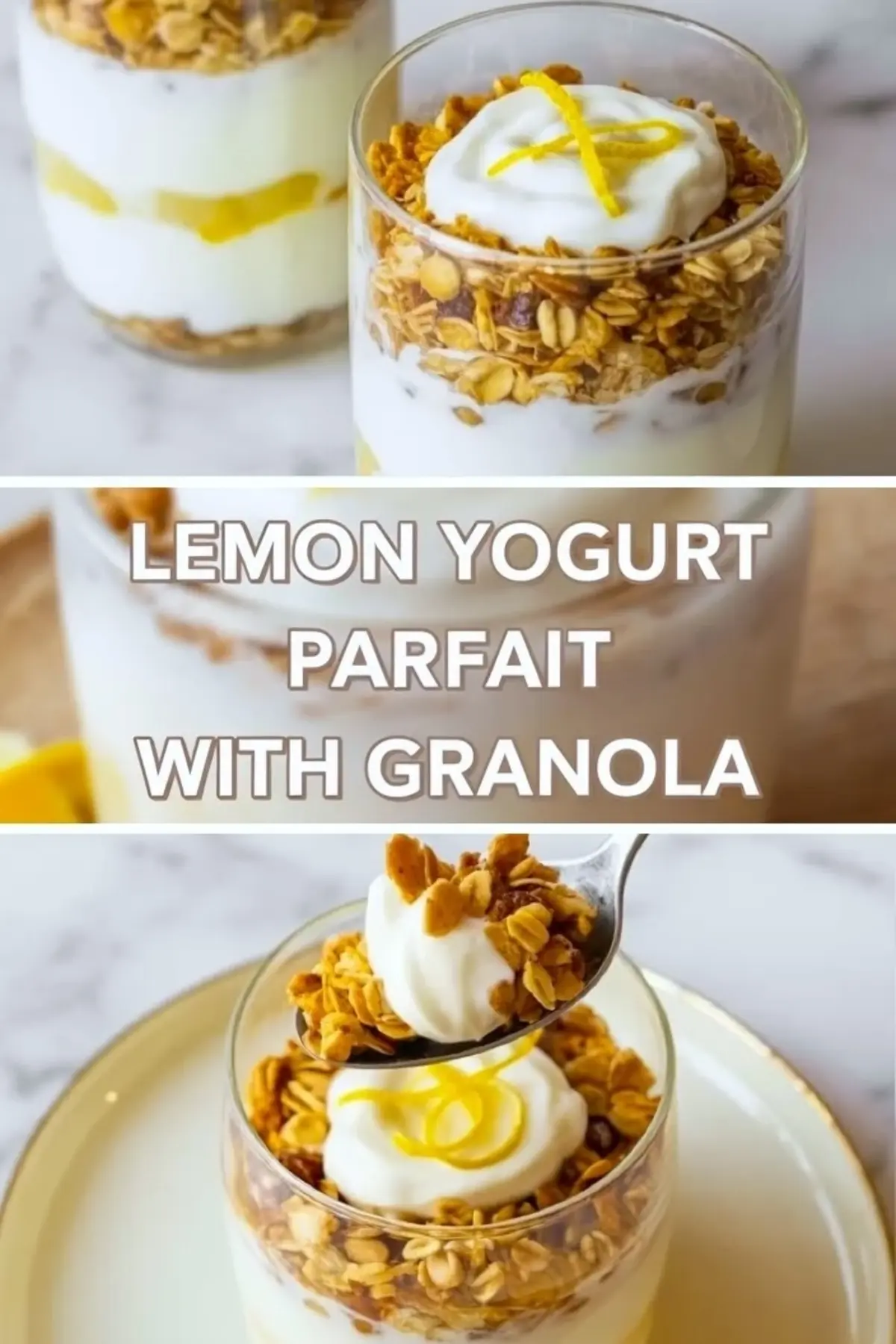 Lemon Yogurt Parfait with Granola Recipe