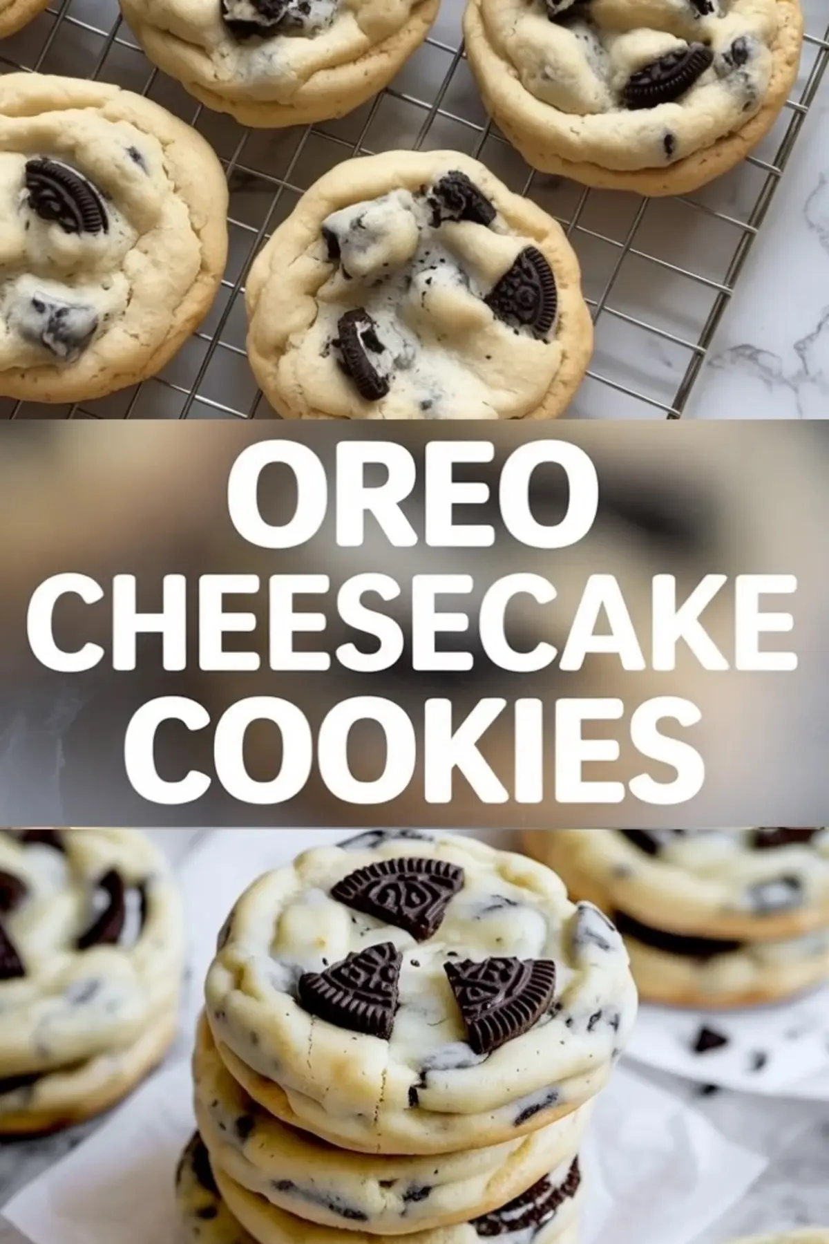 Oreo Cheesecake Cookies Recipe