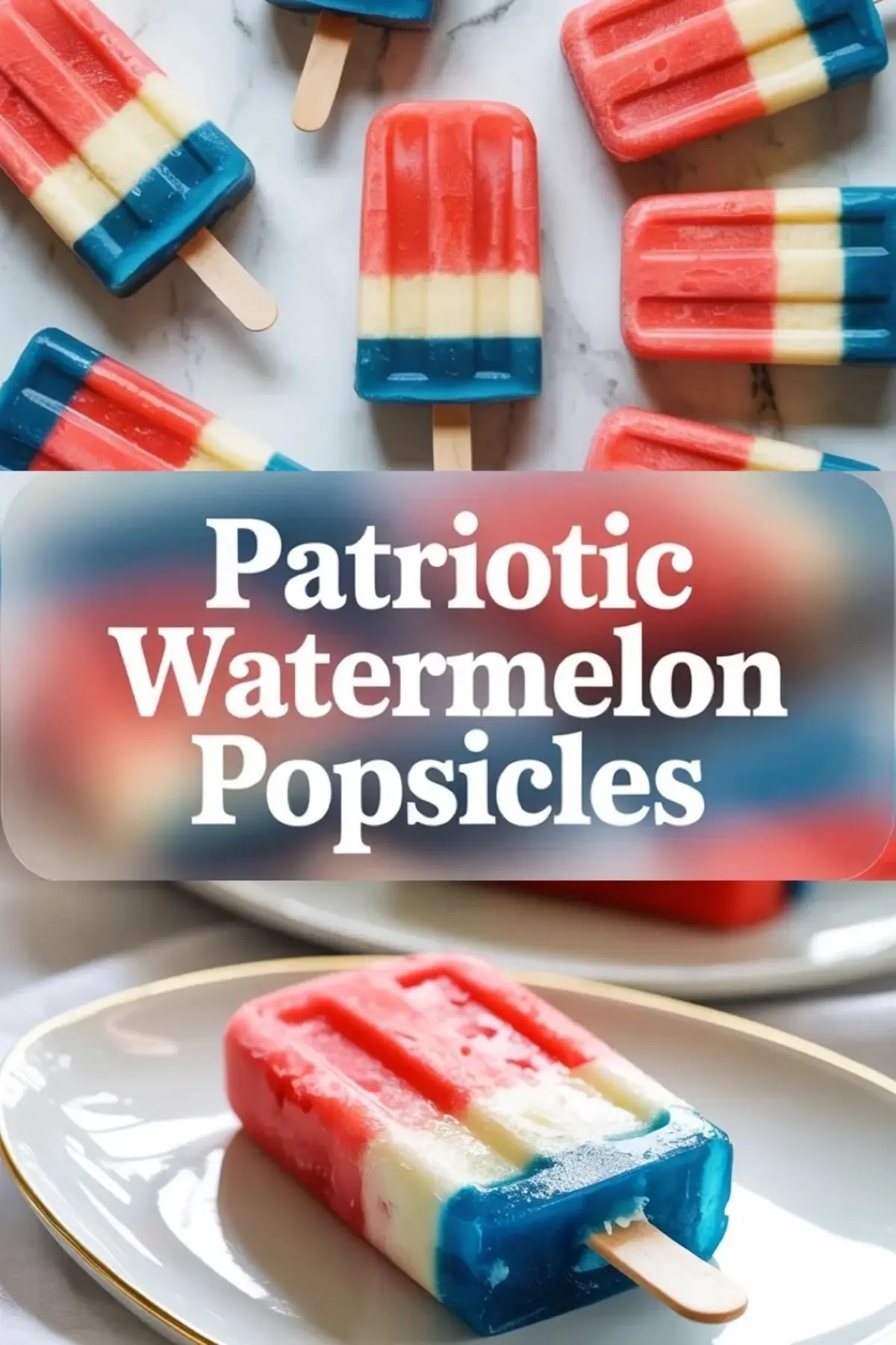 Patriotic Watermelon Popsicles Recipe – Easy 4th of July Frozen Treat