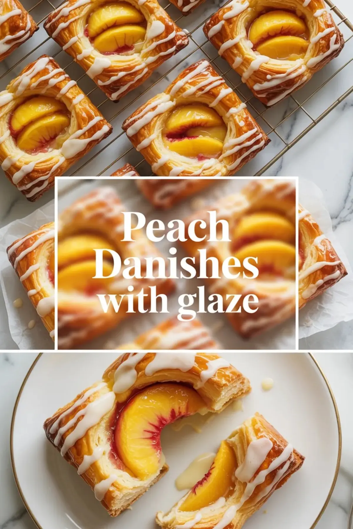 Peach Danish Recipe – Easy Peach Danishes With Glaze