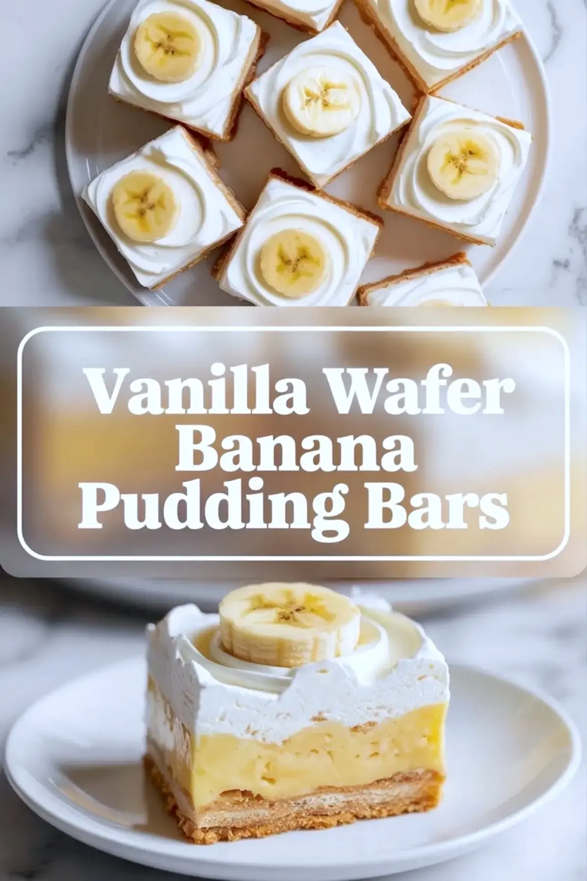 Vanilla Wafer Banana Pudding Bars Recipe – Creamy No Bake Banana Dessert Bars