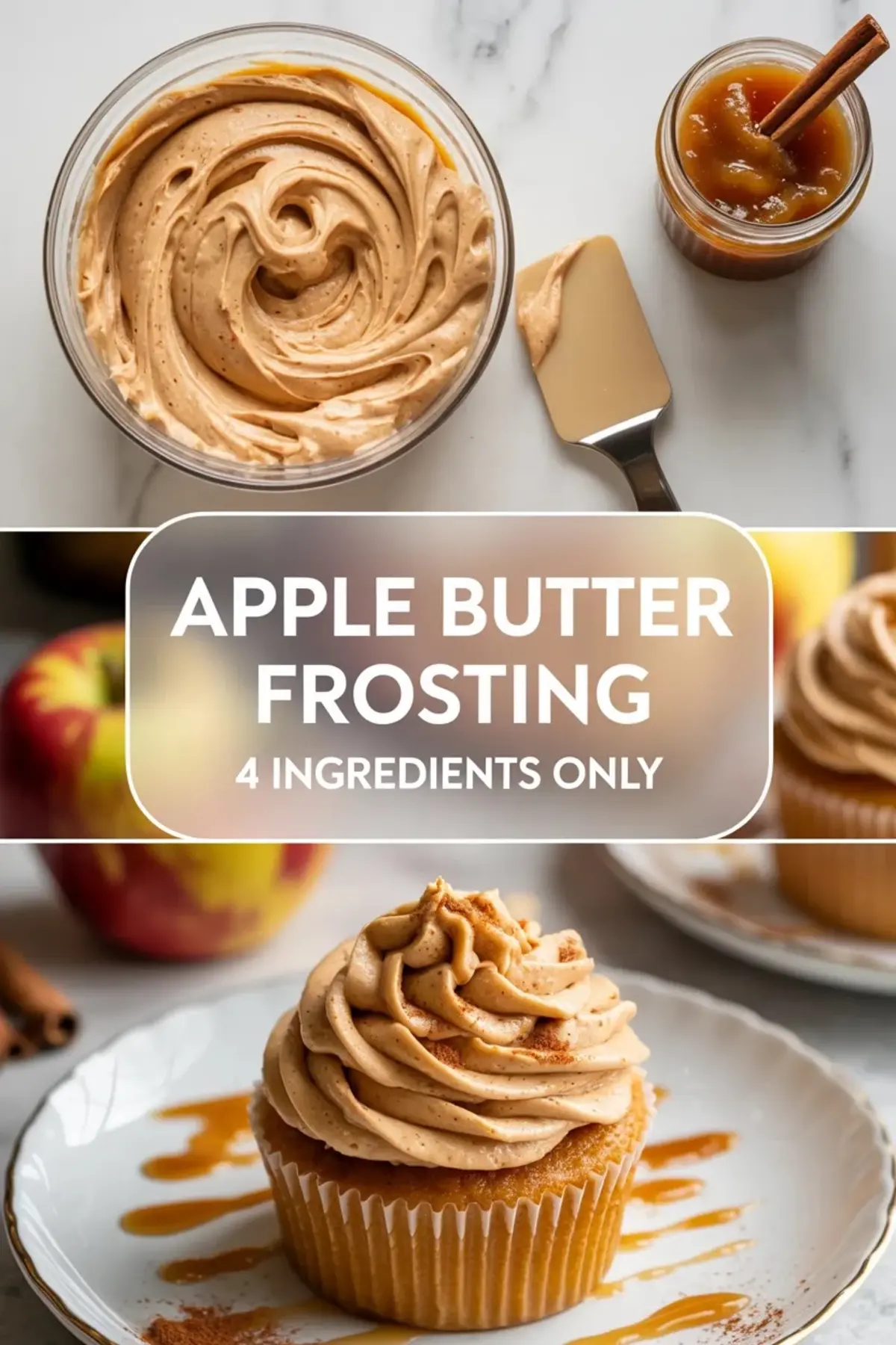 Apple Butter Frosting Recipe – Fluffy Spiced Frosting for Cakes and Cupcakes