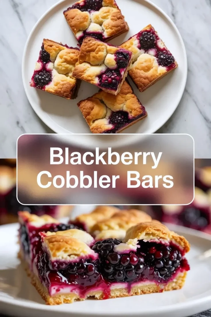 Blackberry Cobbler Bars Recipe
