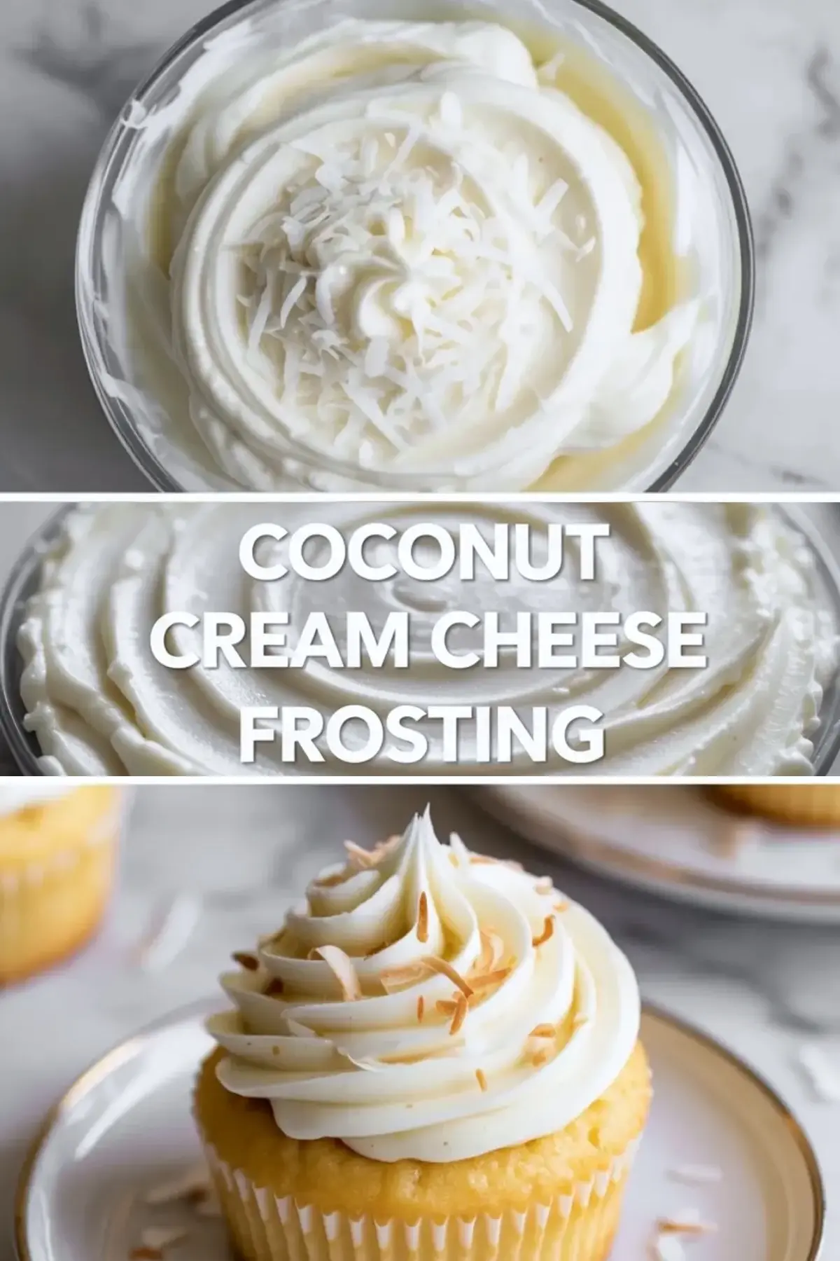 Coconut Cream Cheese Frosting – Silky Coconut Frosting for Cakes and Cupcakes