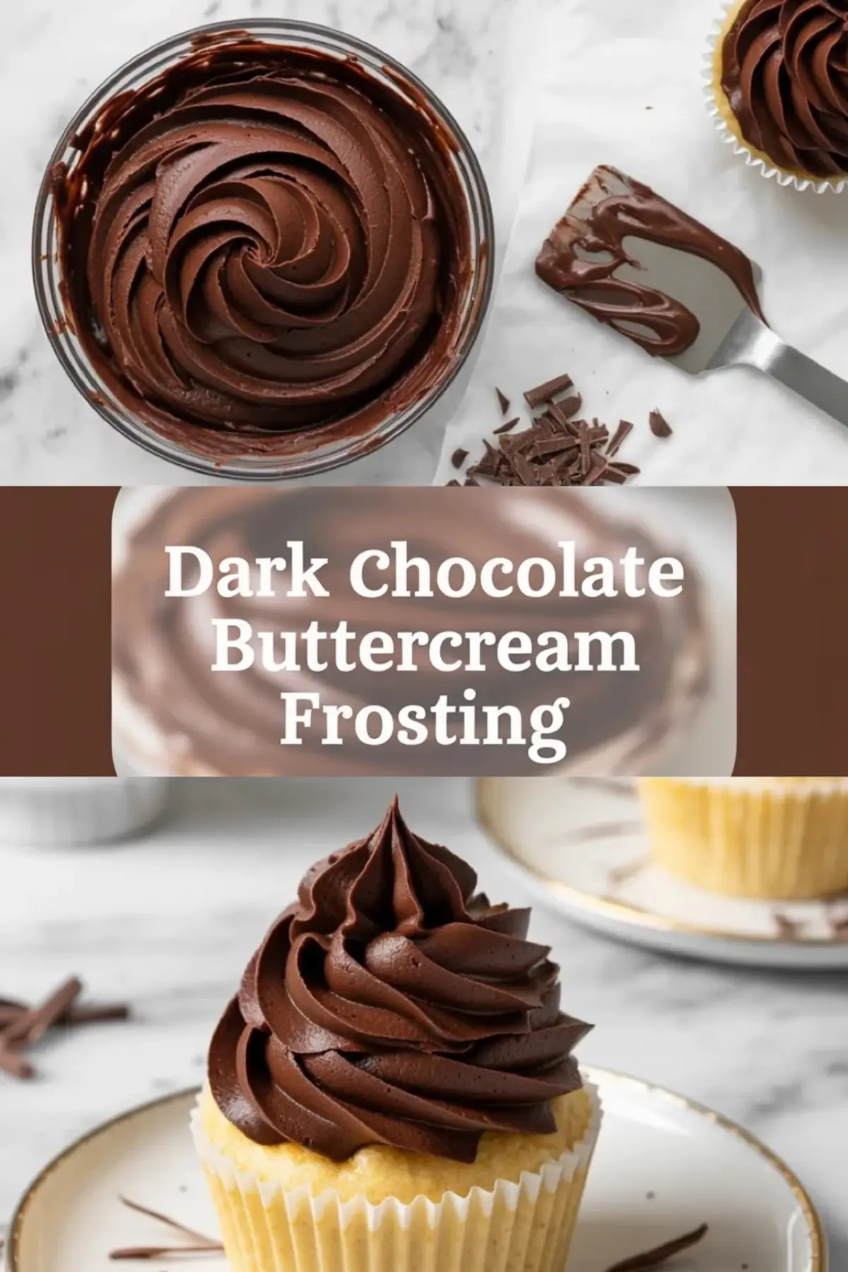 Dark Chocolate Buttercream Frosting Recipe – Rich Fluffy Icing For Cakes