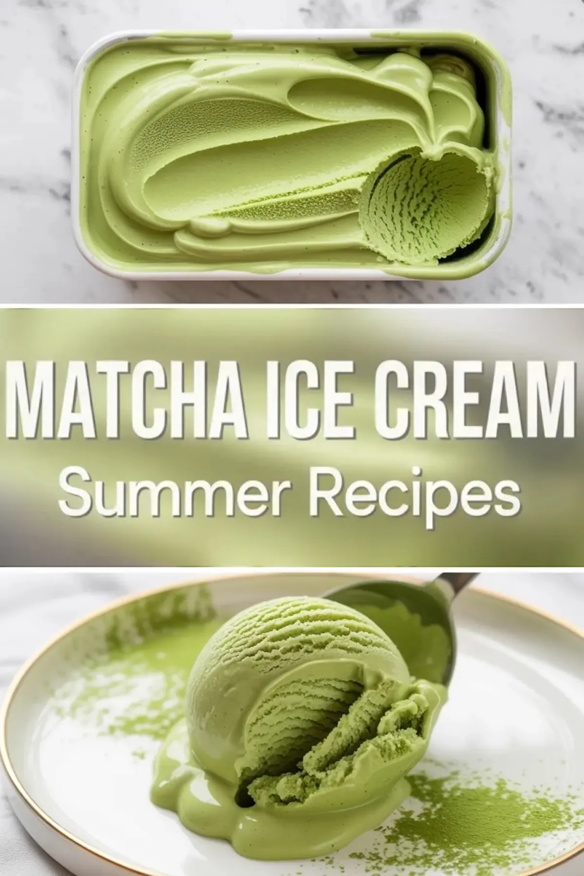 Matcha Ice Cream Recipe – Creamy Homemade Green Tea Ice Cream
