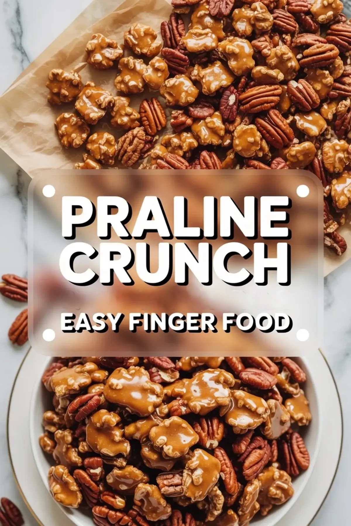 Praline Crunch Recipe – Easy Crispix Pecan Snack Mix