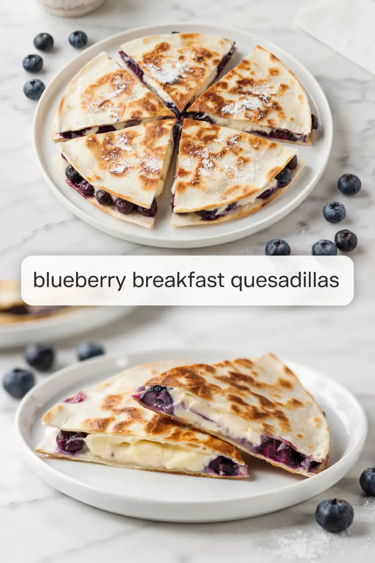 Blueberry Breakfast Quesadillas Recipe – Cream Cheese Berry Breakfast